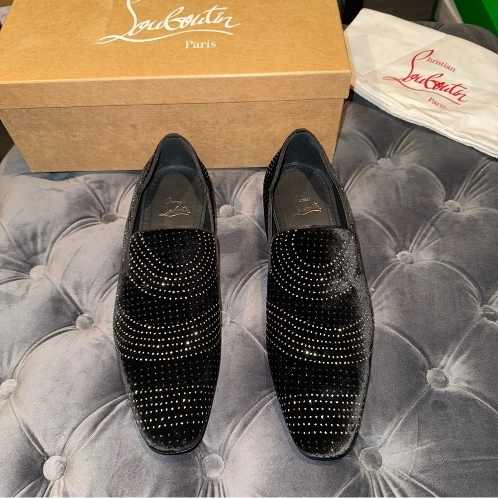 New Size 43 Christian Louboutin Dandy Chick Orlato Flat Loafers